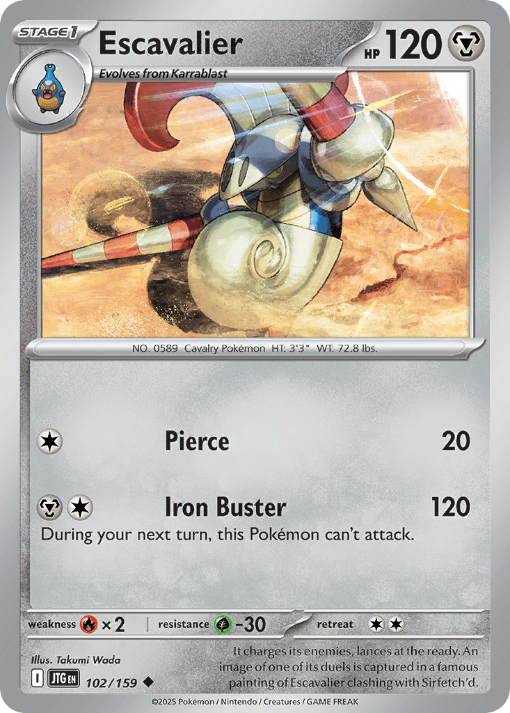 Escavalier Journey Together card