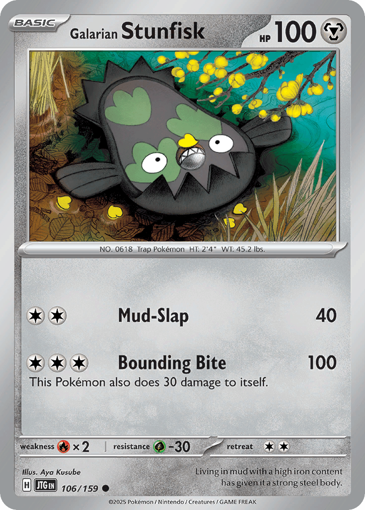 Galarian Stunfisk Journey Together card
