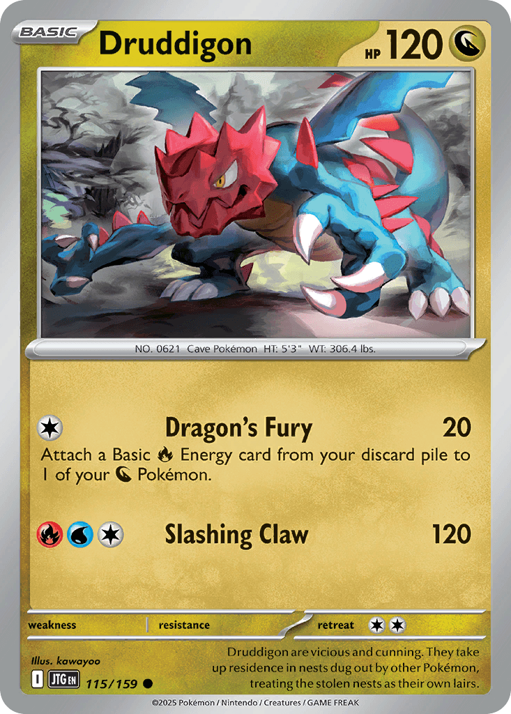 Druddigon Journey Together card