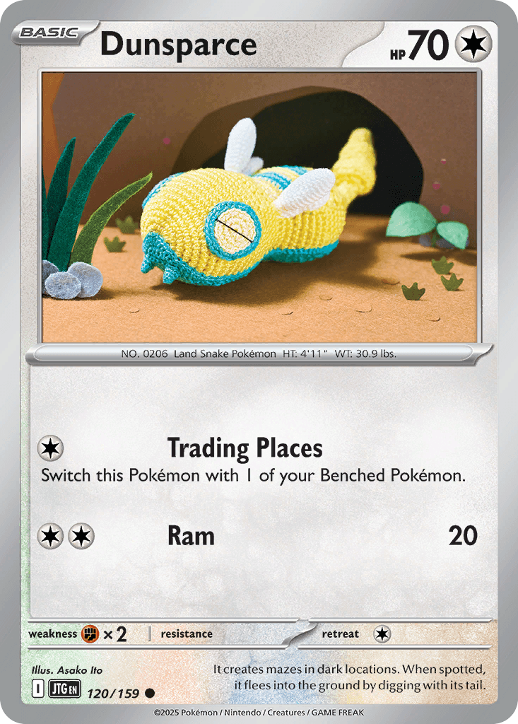 Dunsparce Journey Together card