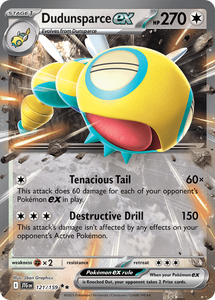 Dudunsparce ex Journey Together card