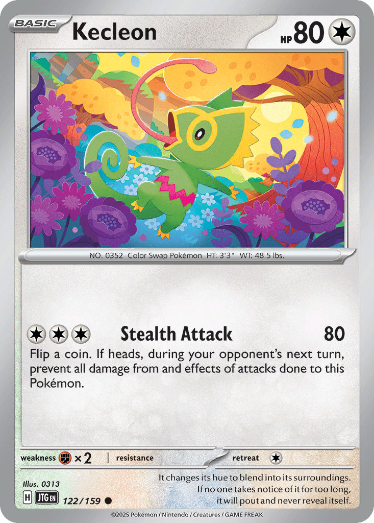Kecleon Journey Together card
