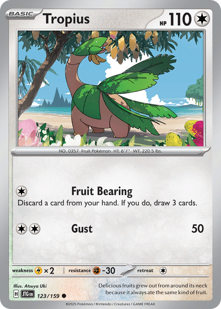Tropius Journey Together card