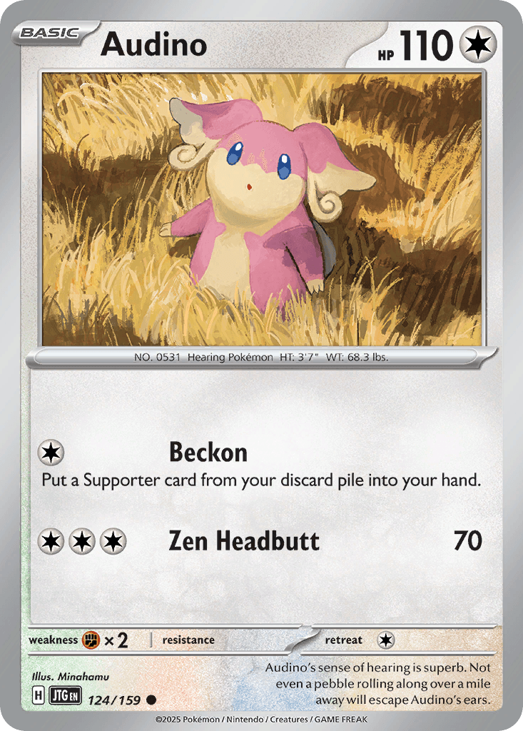 Audino Journey Together card