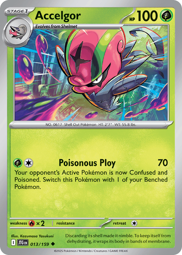 Accelgor Journey Together card