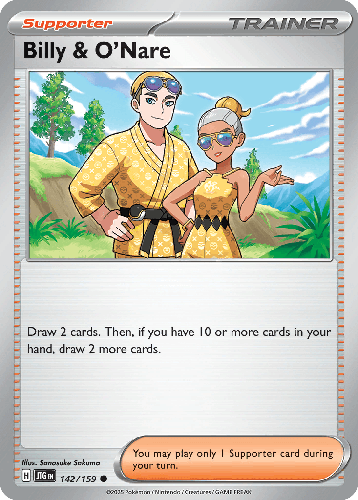 Billy & O'Nare Journey Together card