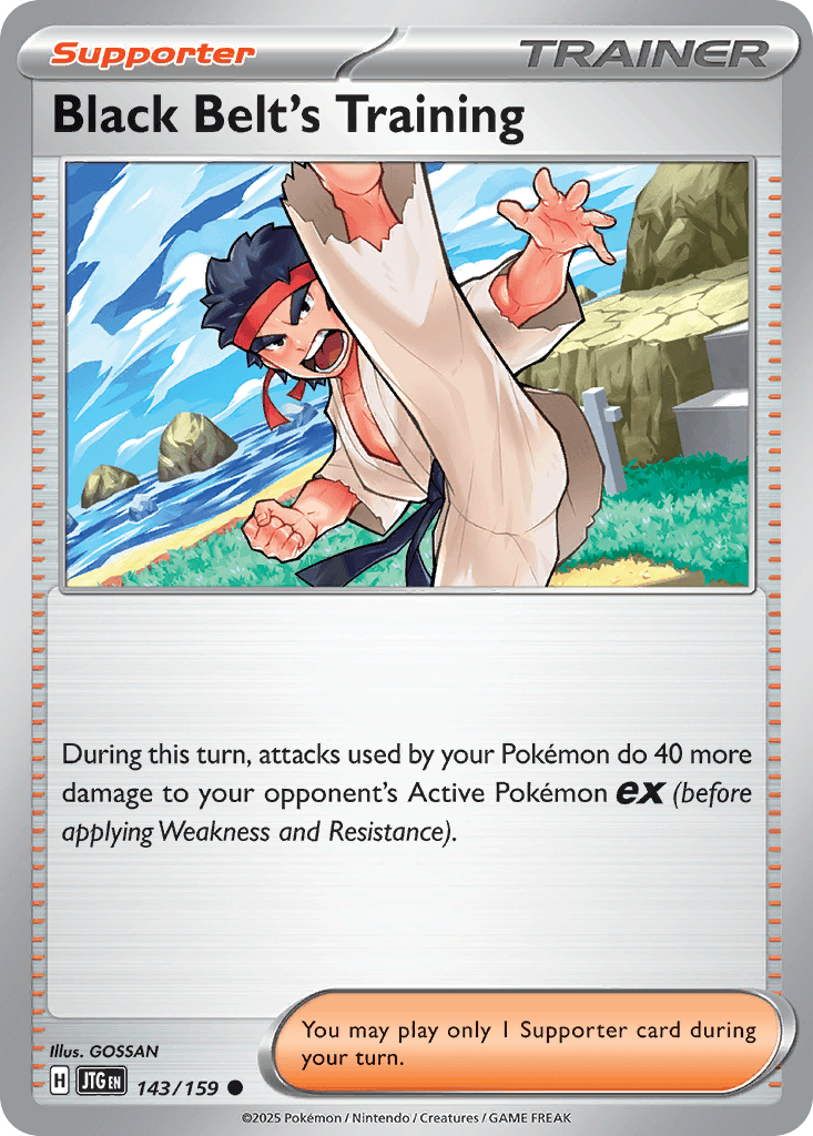 Black Belt's Training Journey Together card