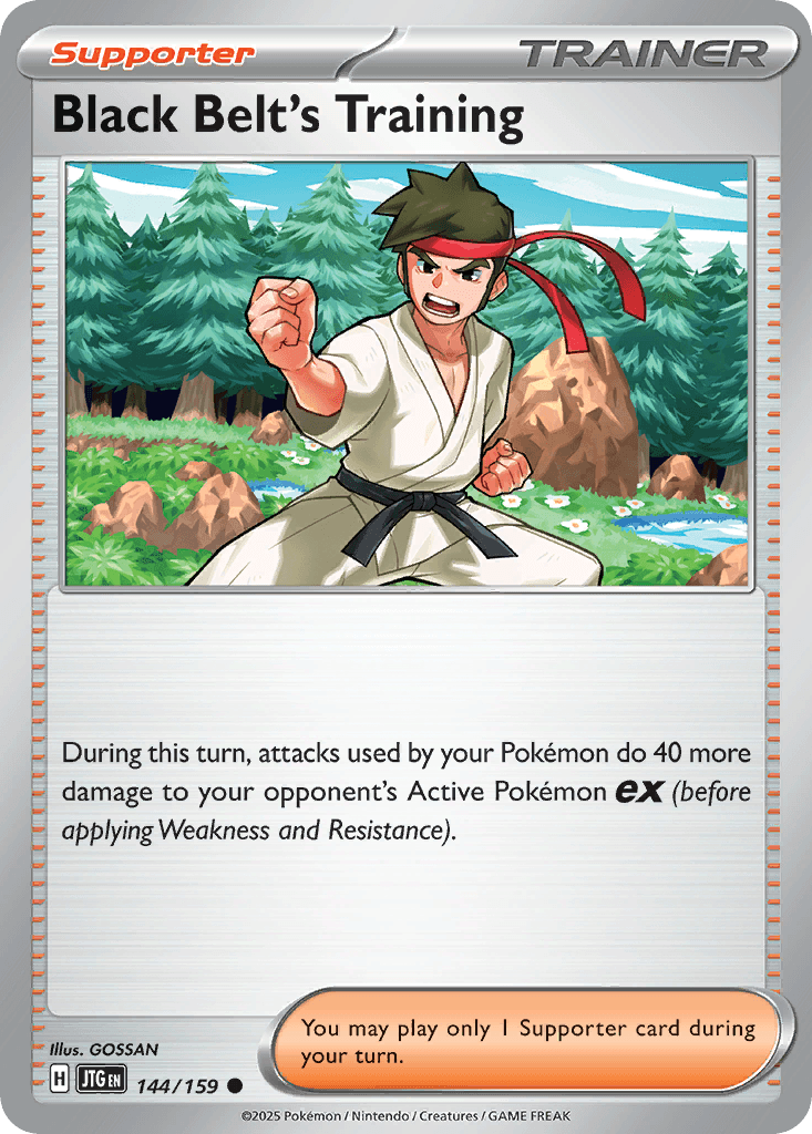 Black Belt's Training Journey Together card