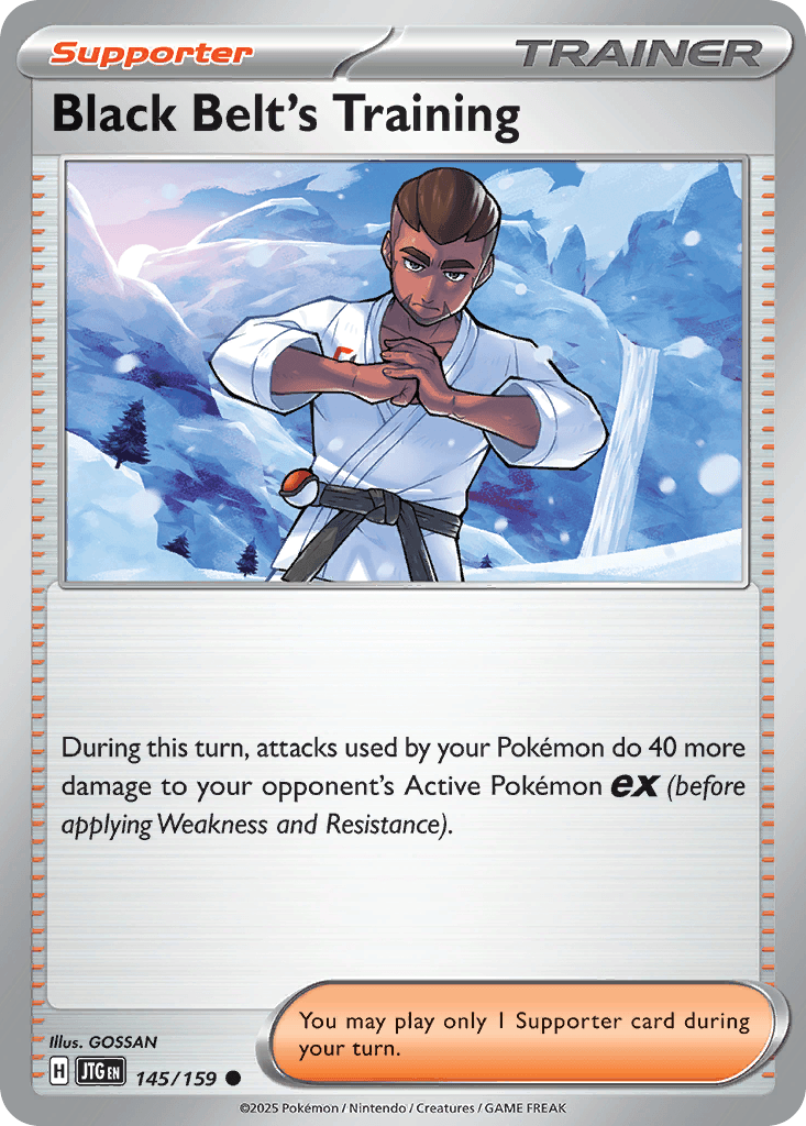 Black Belt's Training Journey Together card