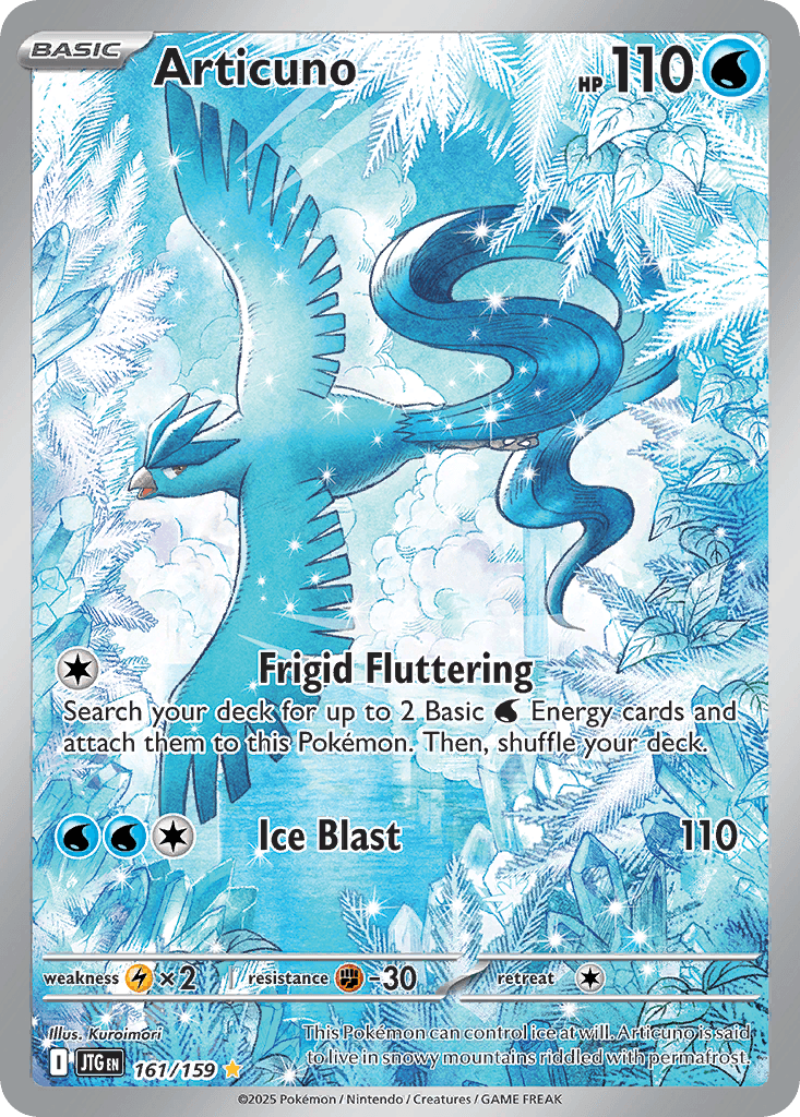 Articuno Journey Together card