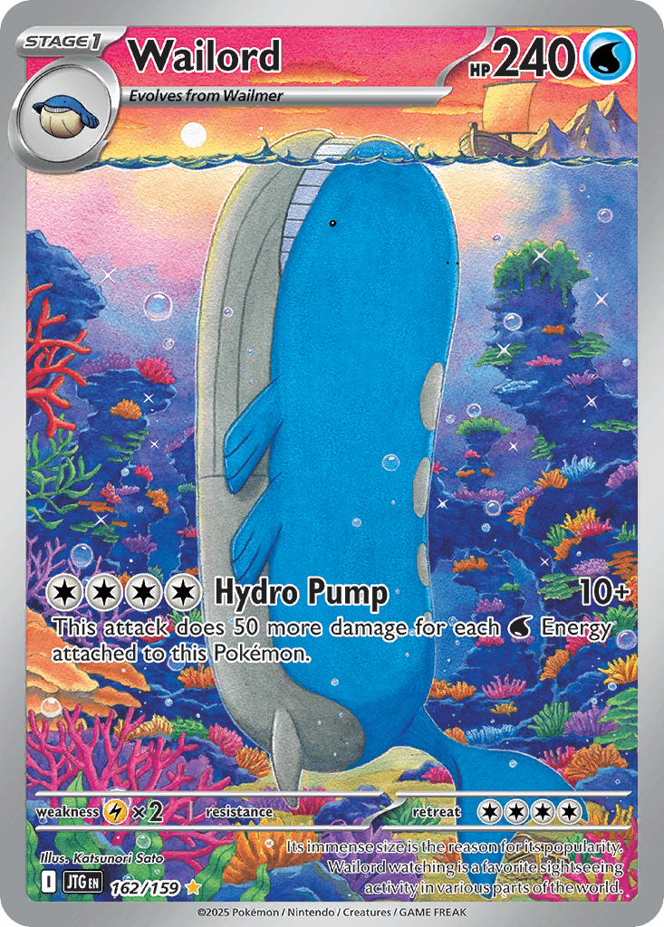 Wailord Journey Together card