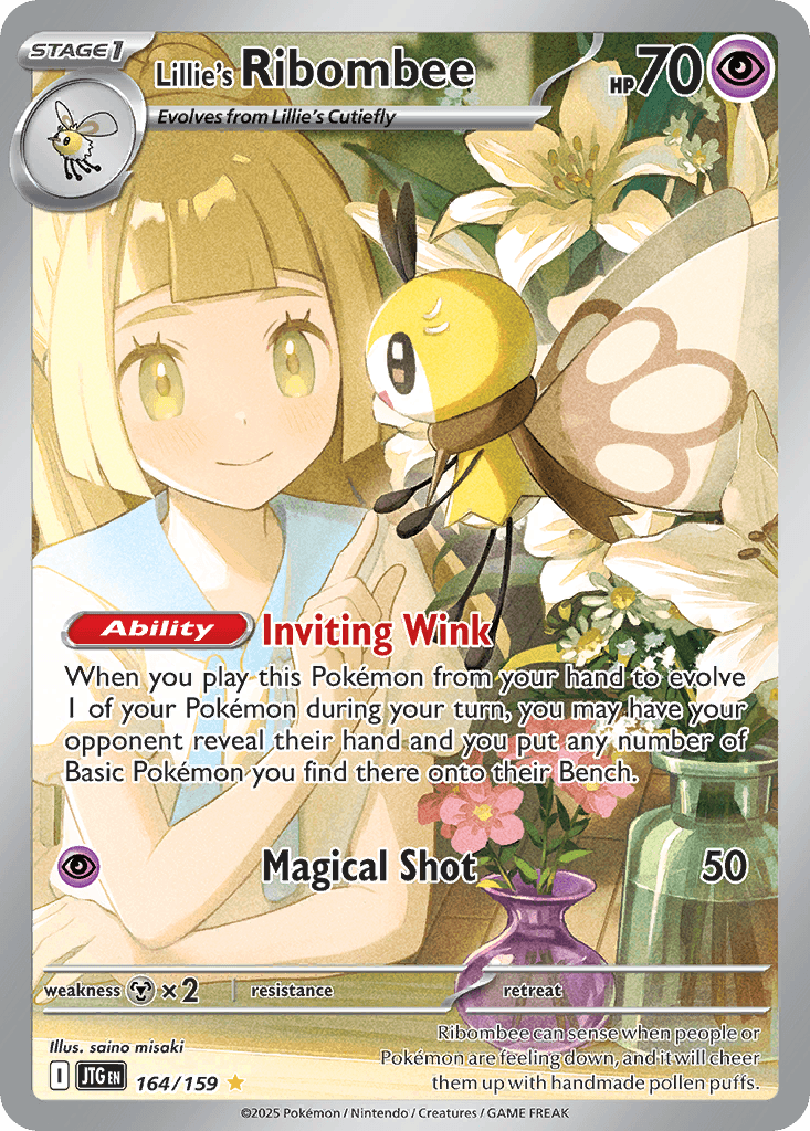 Lillie's Ribombee Journey Together card