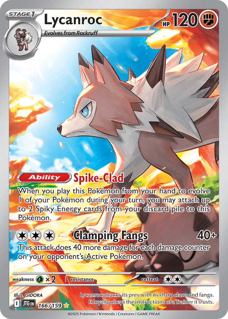 Lycanroc Journey Together card