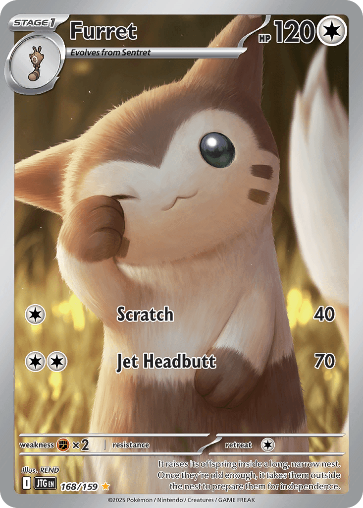 Furret Journey Together card