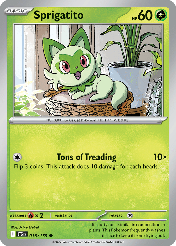 Sprigatito Journey Together card