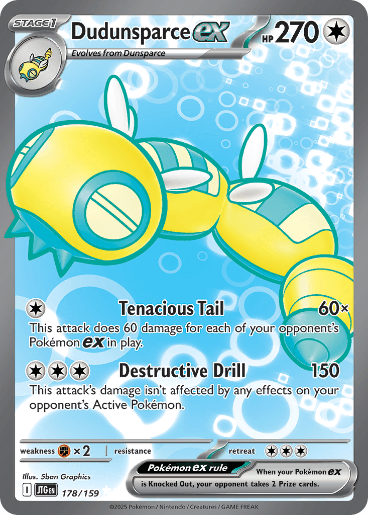 Dudunsparce ex Journey Together card