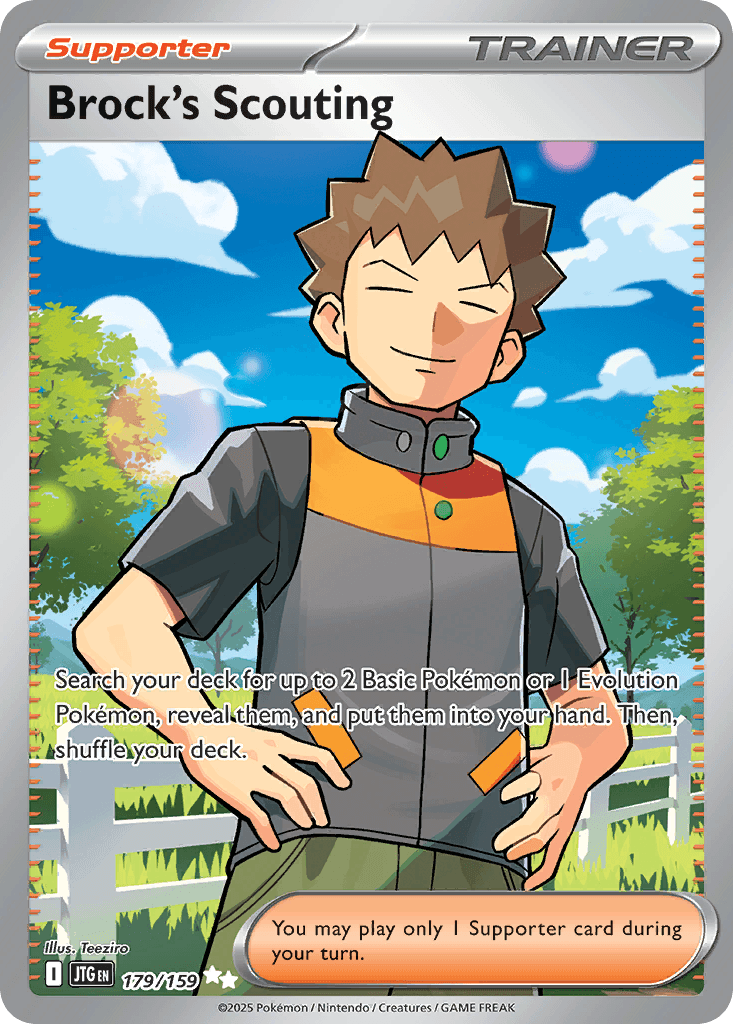 Brock's Scouting Journey Together card