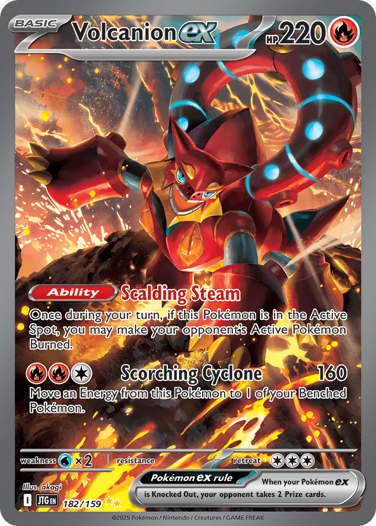 Volcanion ex Journey Together card