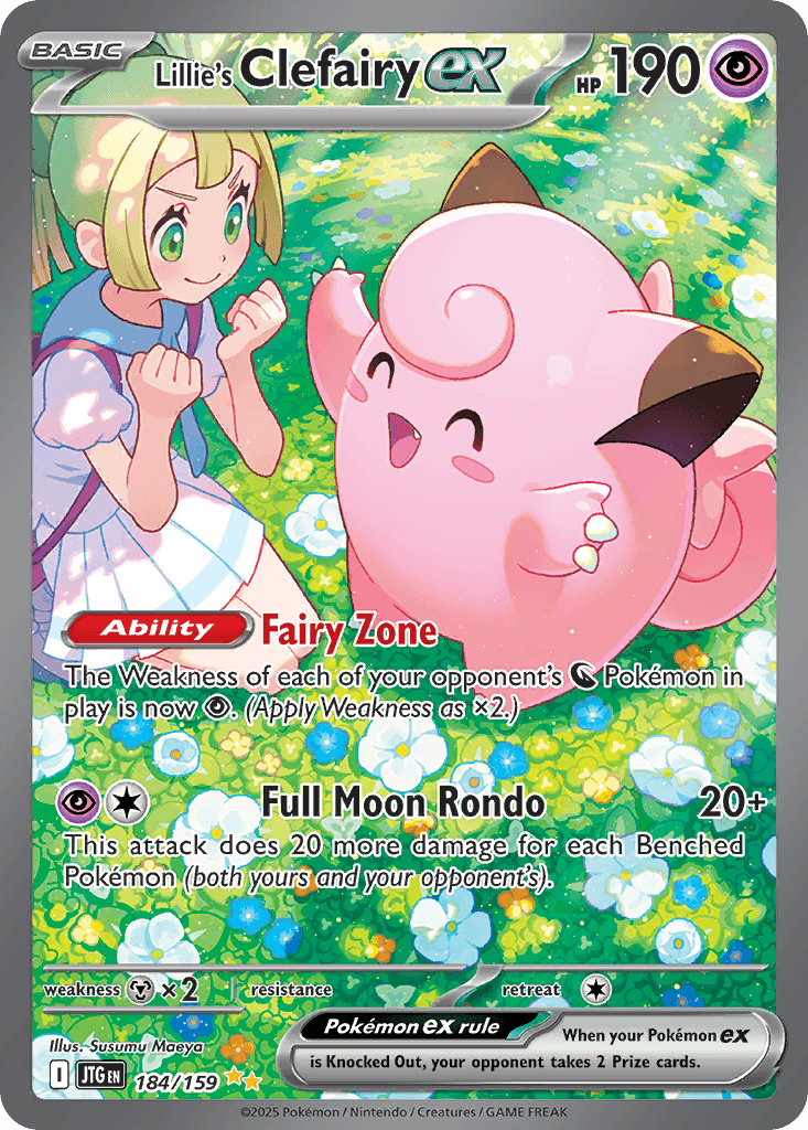 Lillie's Clefairy ex Journey Together card
