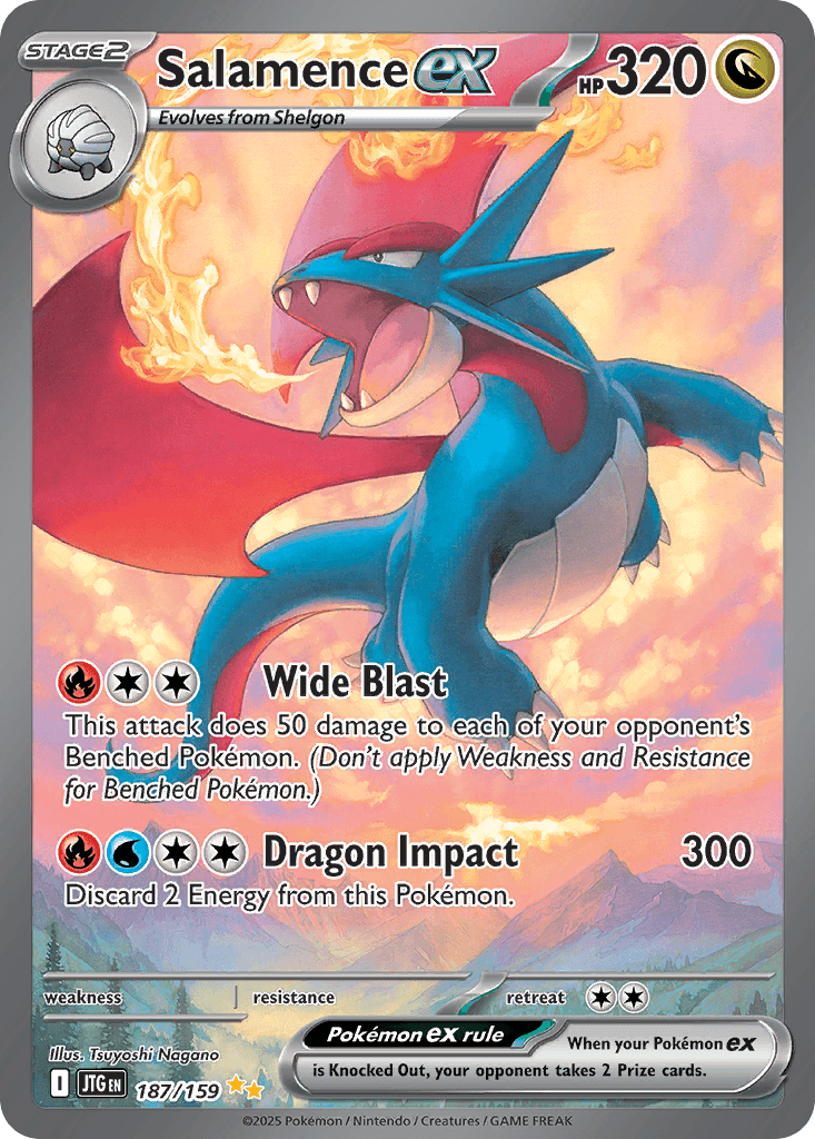Salamence ex Journey Together card
