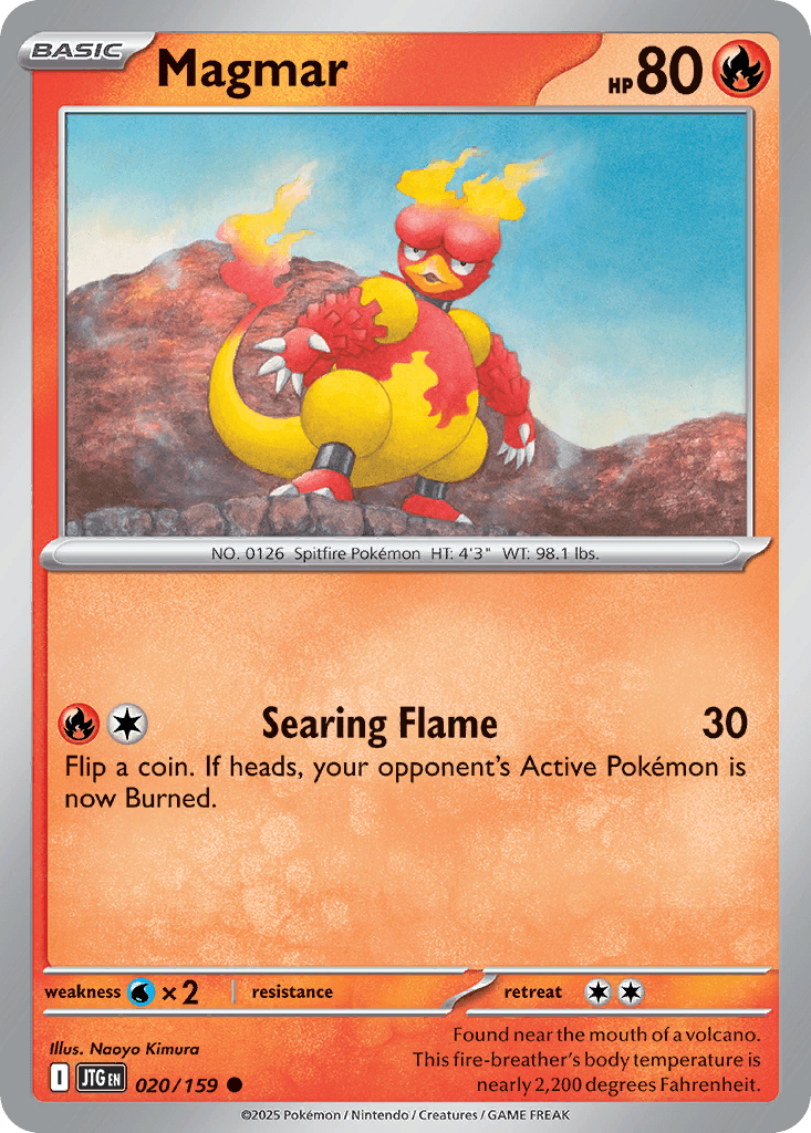 Magmar Journey Together card