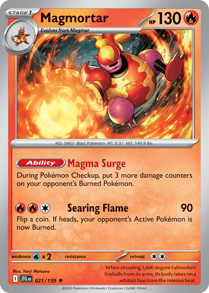 Magmortar Journey Together card