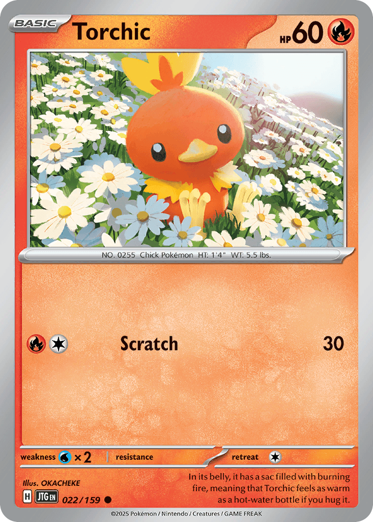 Torchic Journey Together card