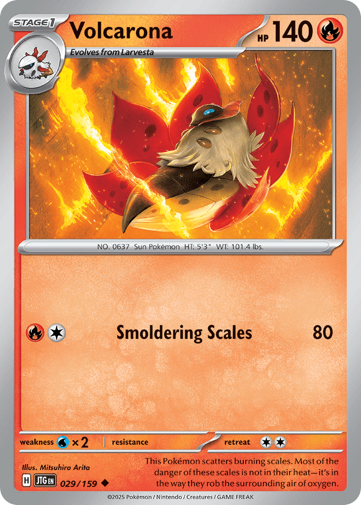 Volcarona Journey Together card