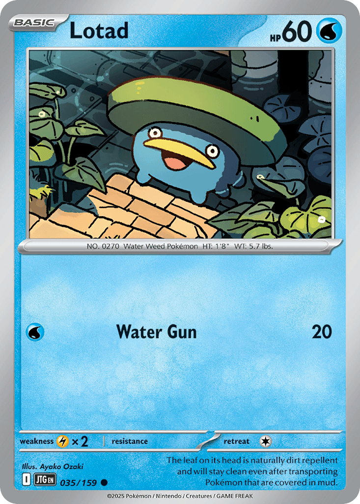 Lotad Journey Together card