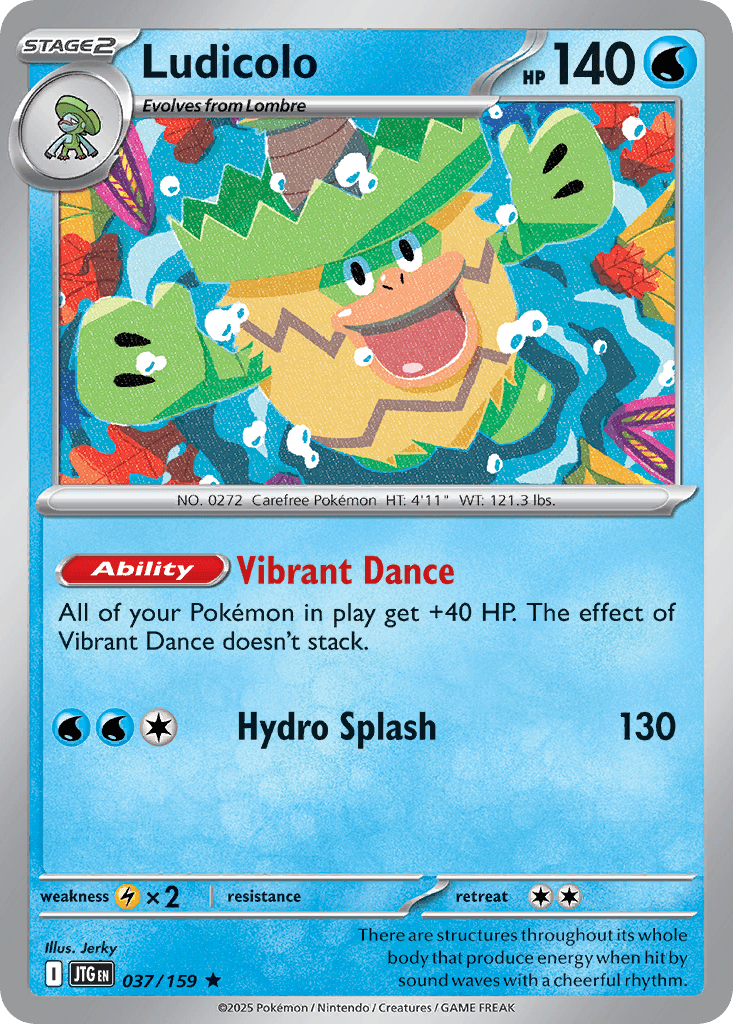 Ludicolo Journey Together card