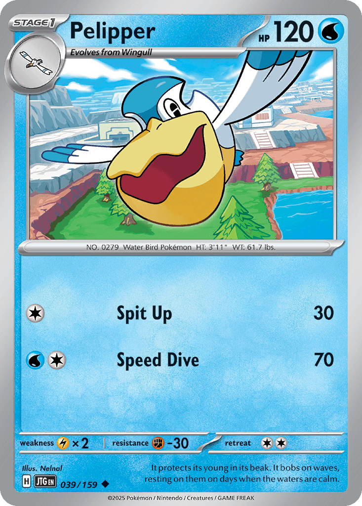 Pelipper Journey Together card