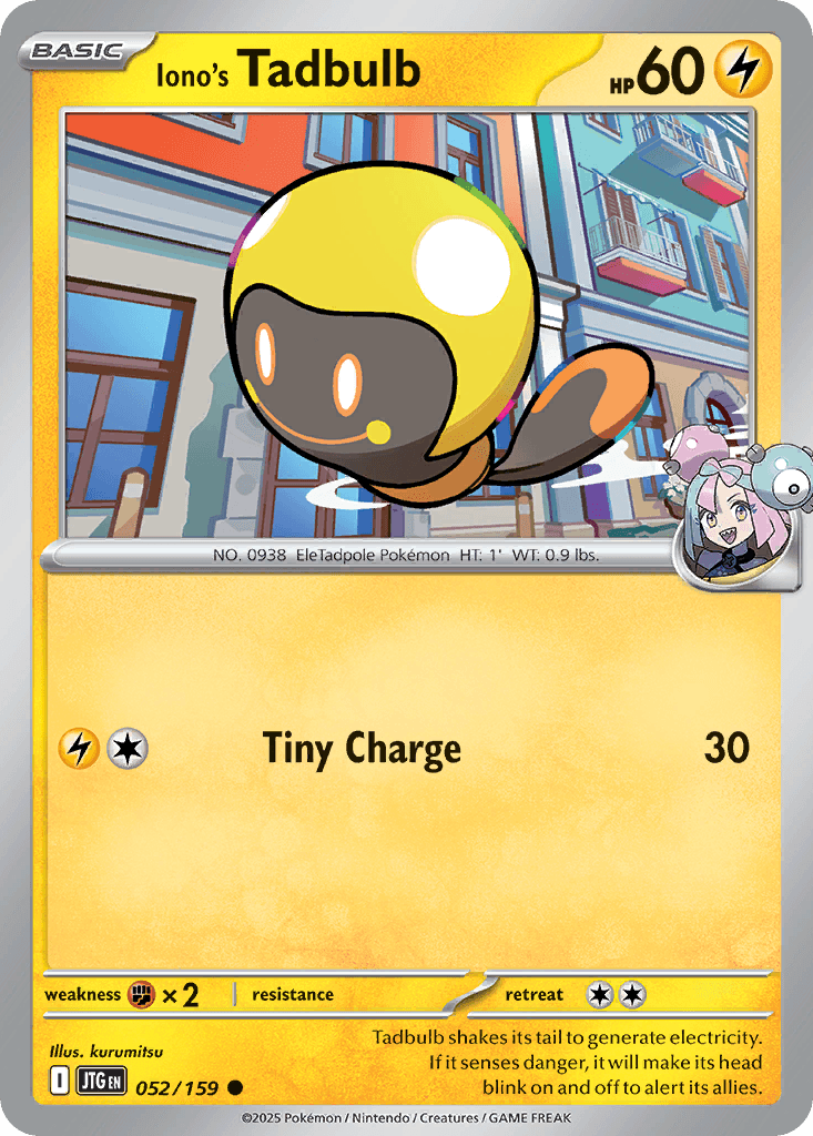 Iono's Tadbulb Journey Together card