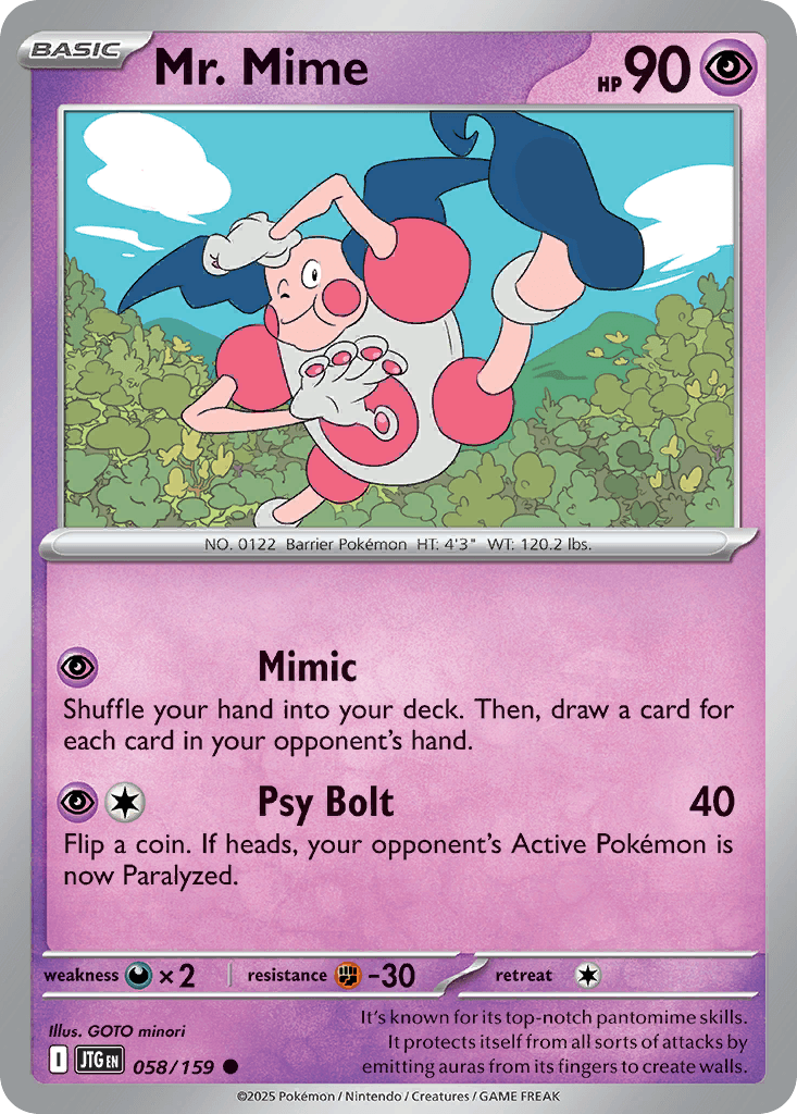 Mr. Mime Journey Together card