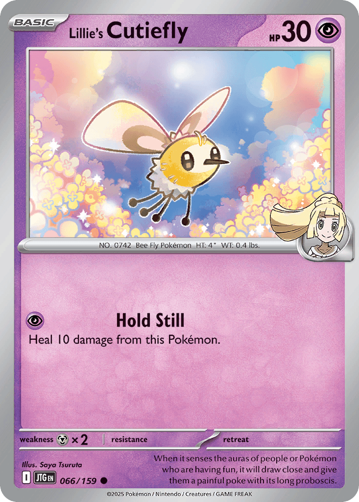 Lillie's Cutiefly Journey Together card