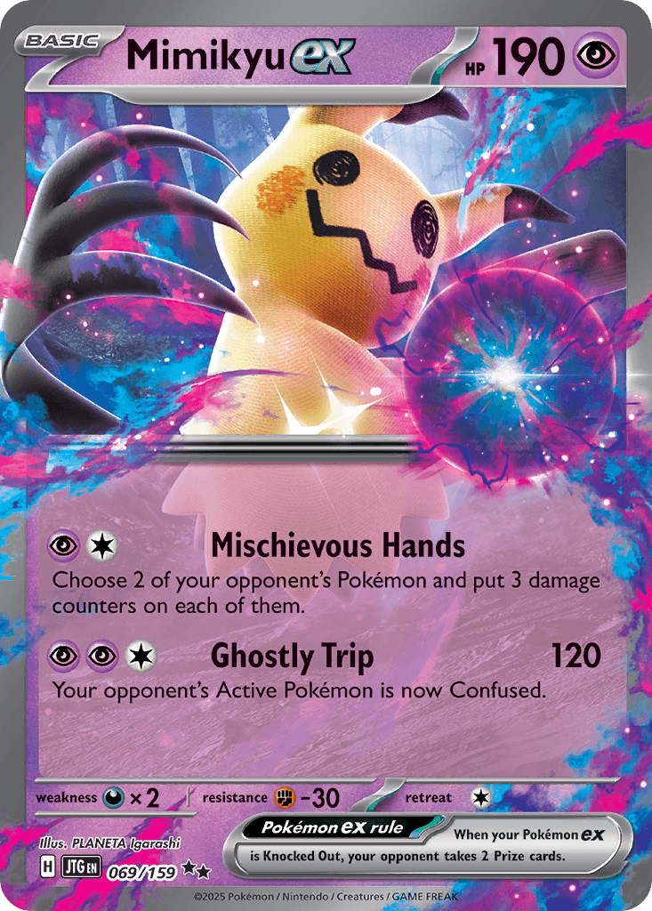Mimikyu ex Journey Together card