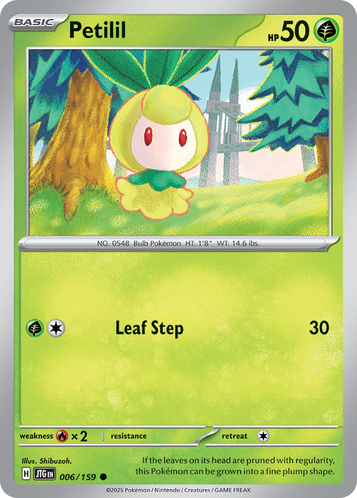 Petilil Journey Together card