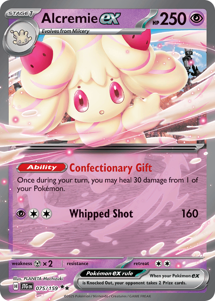Alcremie ex Journey Together card