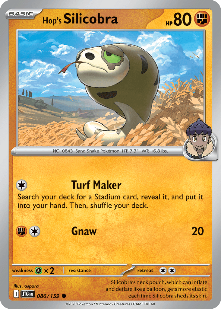 Hop's Silicobra Journey Together card