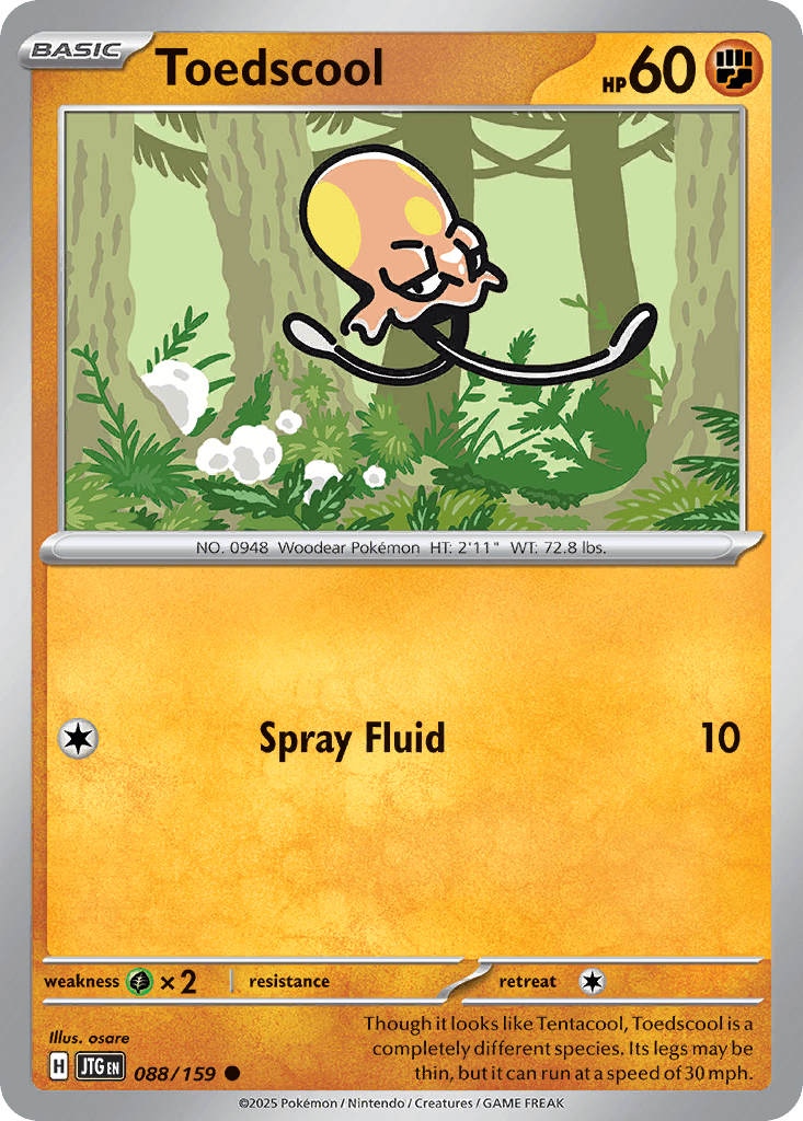 Toedscool 寶可夢 card