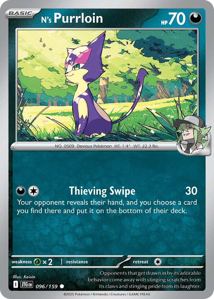 N's Purrloin Journey Together card