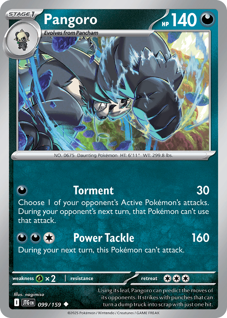 Pangoro Journey Together card