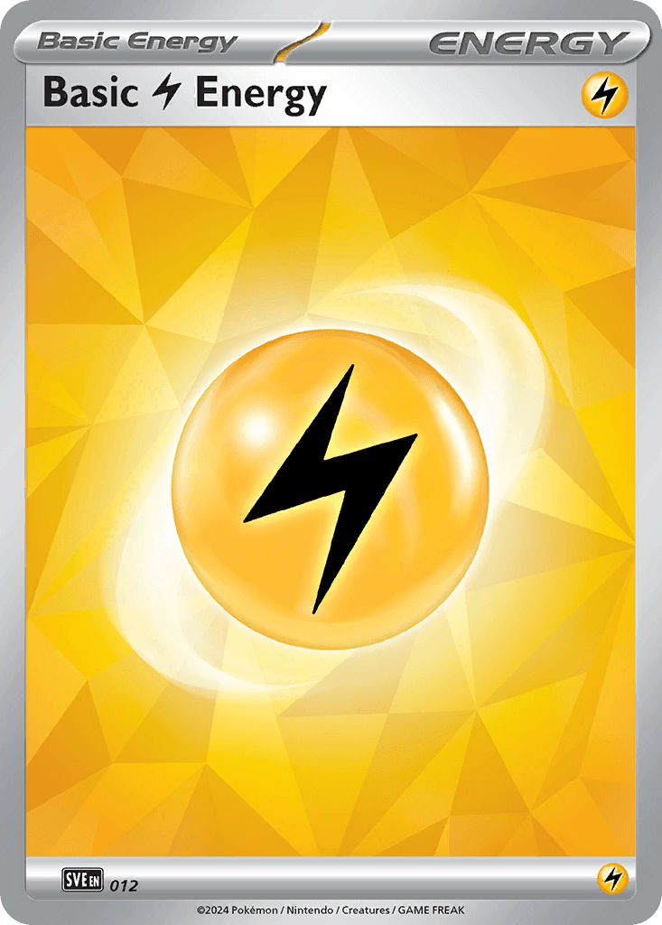 Basic Lightning Energy Scarlet & Violet Energies card