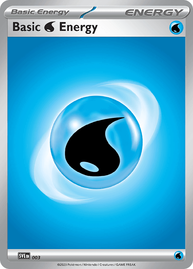 Basic Water Energy Scarlet & Violet Energies card