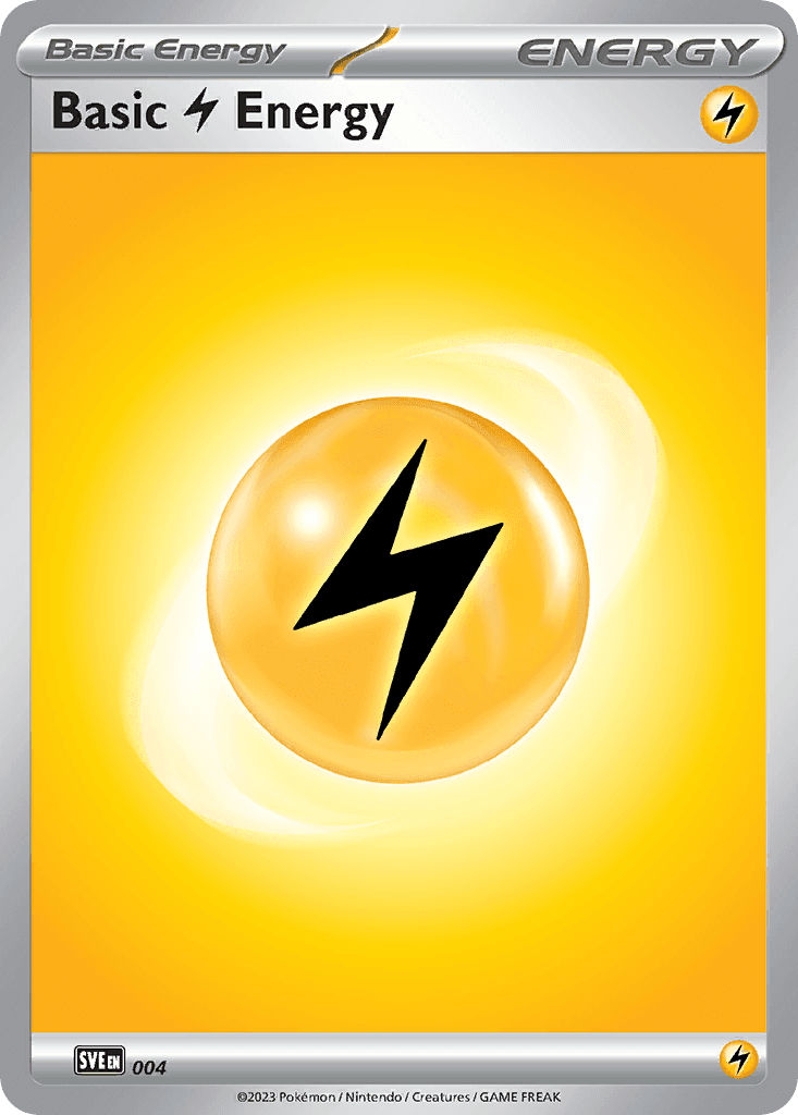 Basic Lightning Energy Scarlet & Violet Energies card