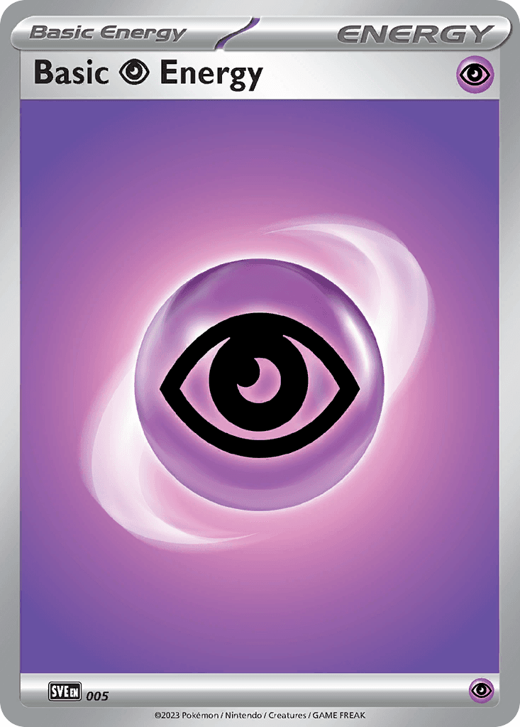 Basic Psychic Energy Scarlet & Violet Energies card