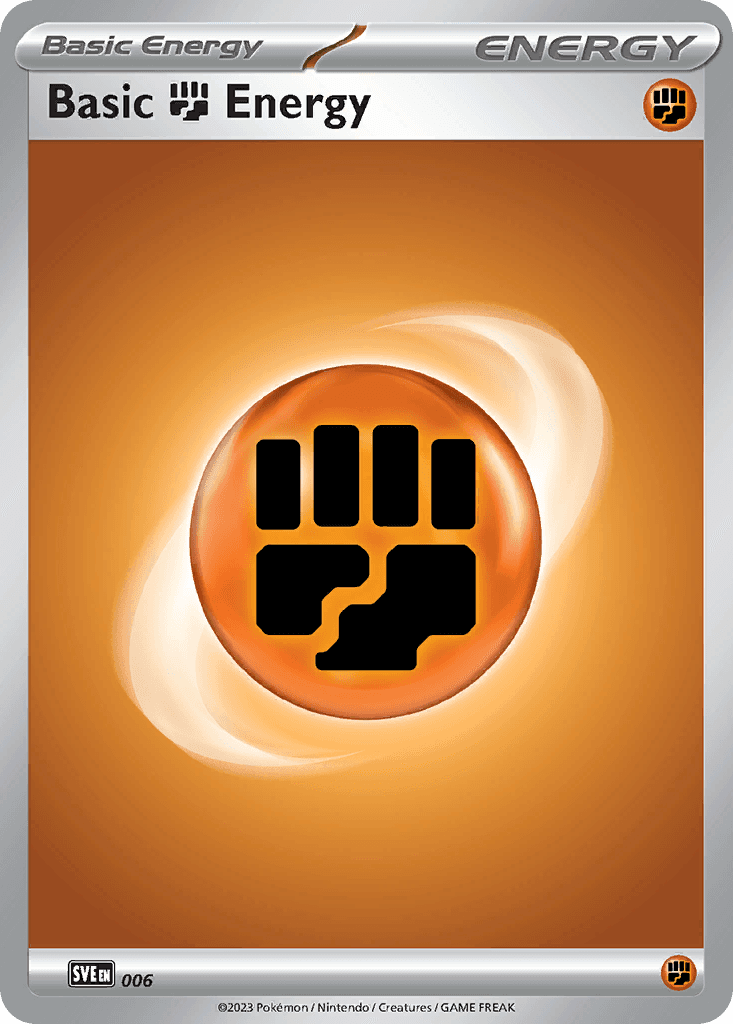 Basic Fighting Energy Scarlet & Violet Energies card