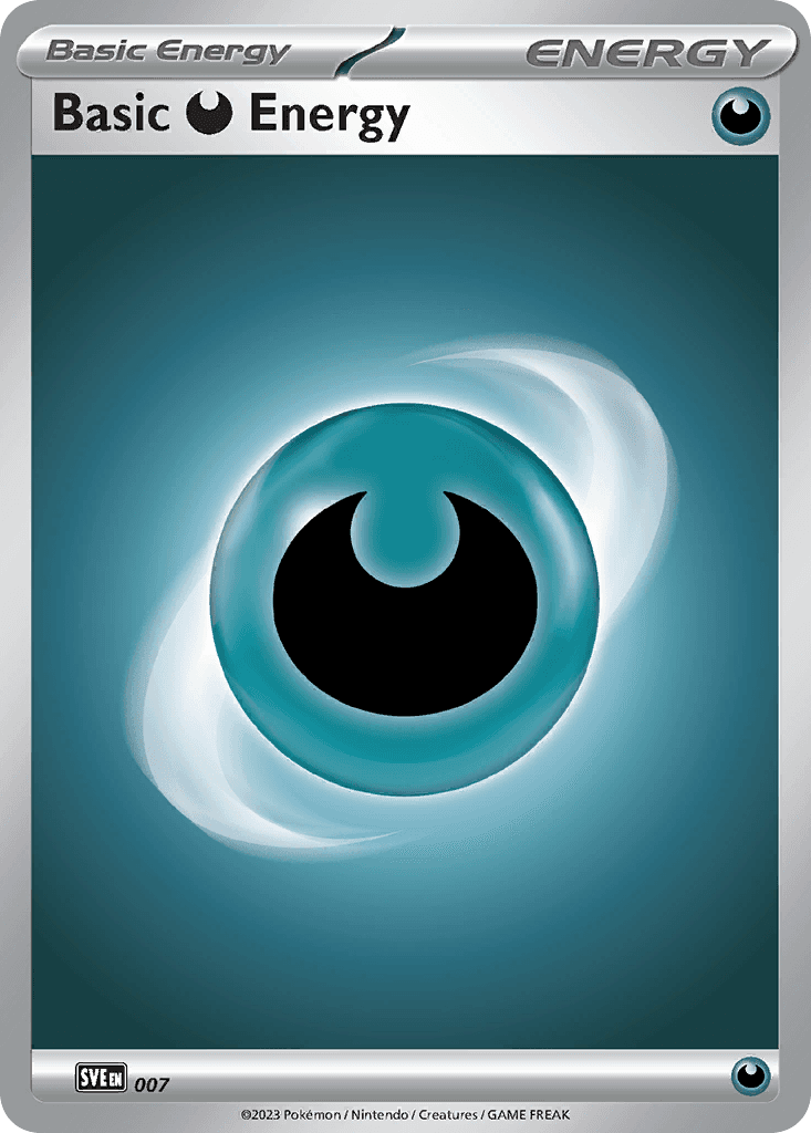Basic Darkness Energy Scarlet & Violet Energies card