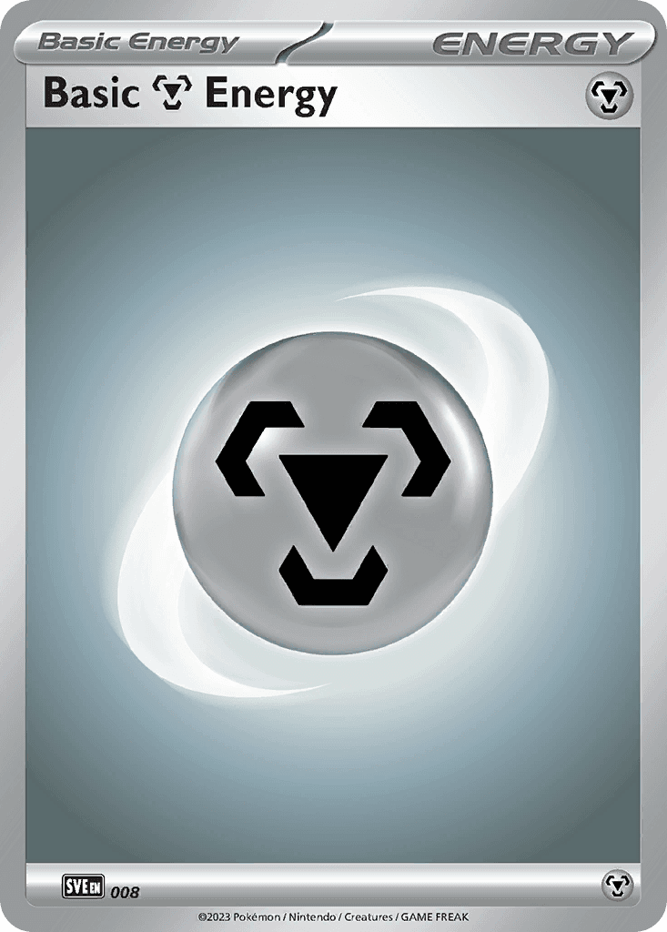 Basic Metal Energy Scarlet & Violet Energies card