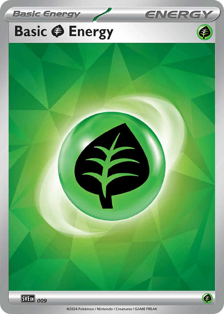Basic Grass Energy Scarlet & Violet Energies card