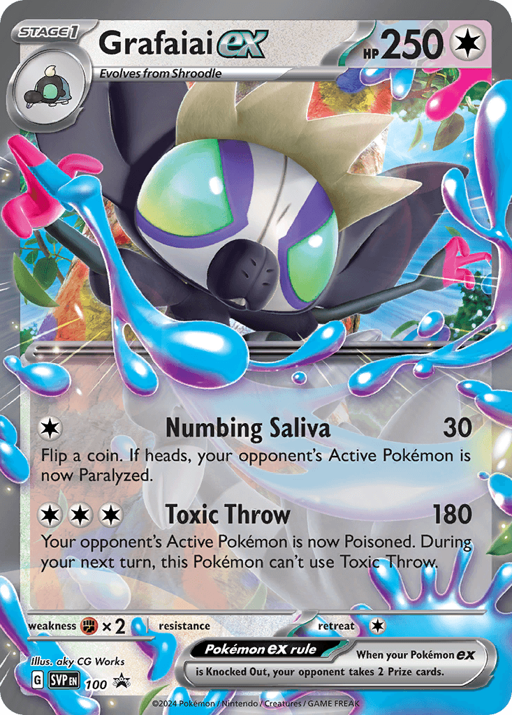 Grafaiai ex Scarlet & Violet Black Star Promos card